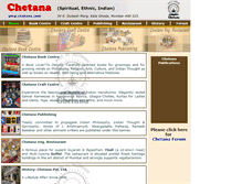 Tablet Screenshot of chetana.com